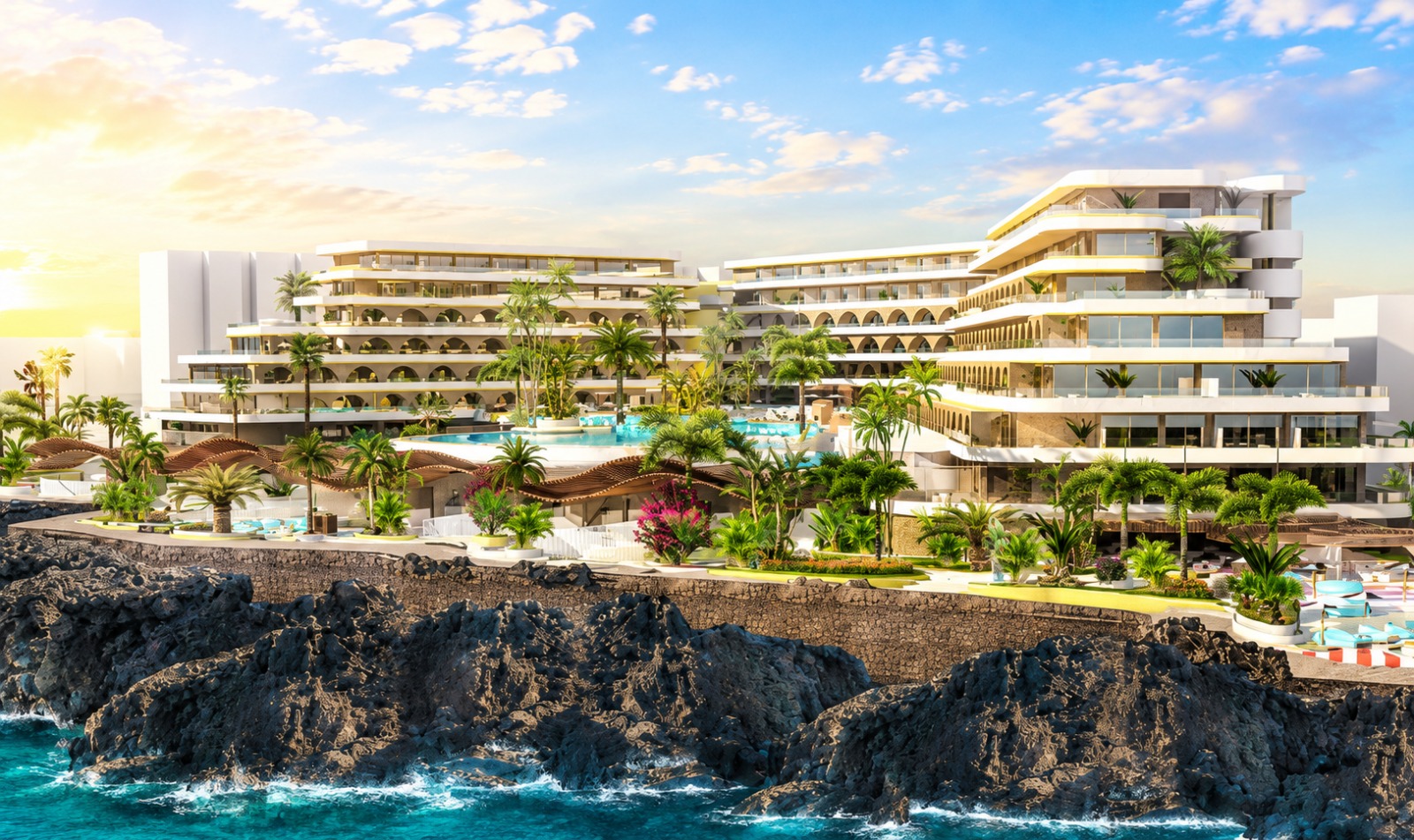 Parcela hotelera en primera línea de mar en el sur de Tenerife