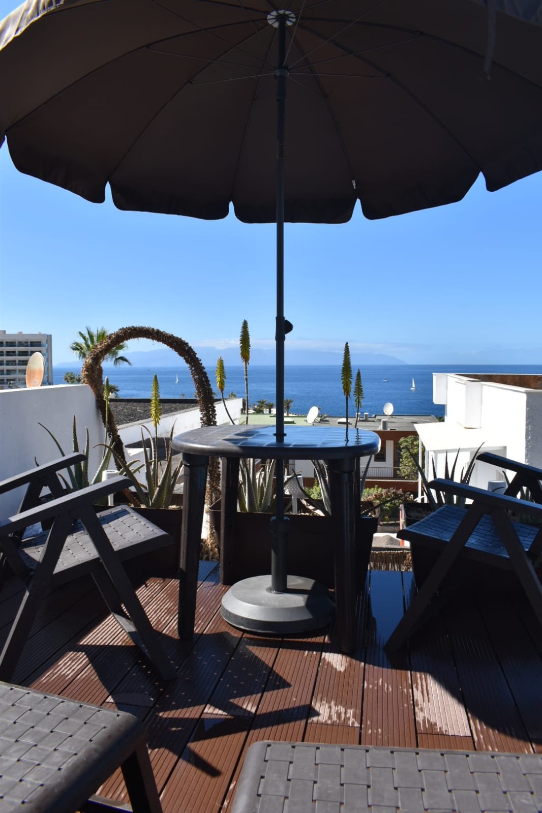Casa en alquiler con piscina privada y vistas al mar en Los Gigantes